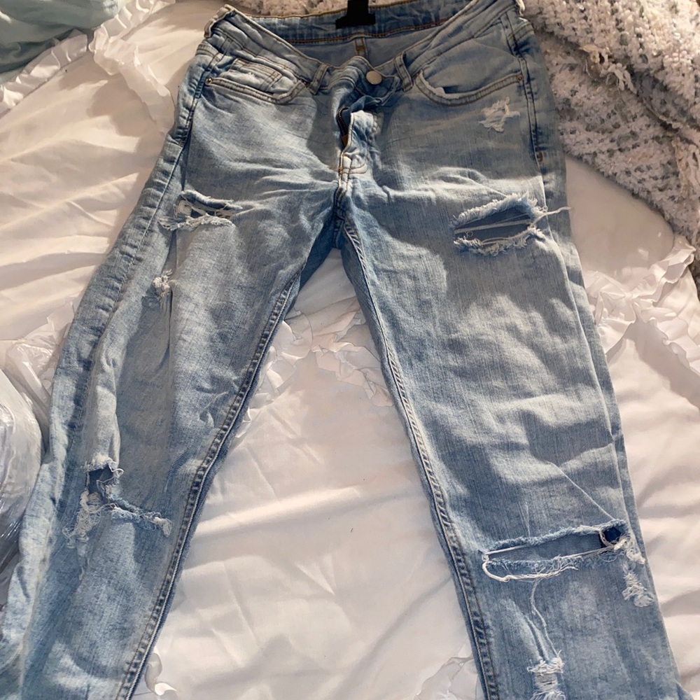 Ripped Denim Jeans